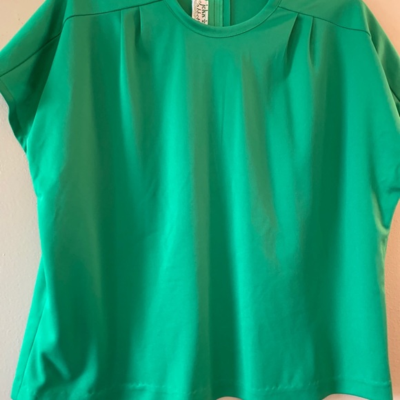 Vintage John Abbott Green top - Picture 5 of 7